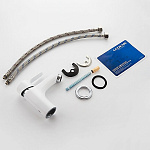 Смеситель для умывальника Ledeme L1003W Фото 6