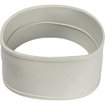 Отвод коаксиальный 90 DN60/100 п/м Stout (уплот. и хомут в ком.)  Фото 5