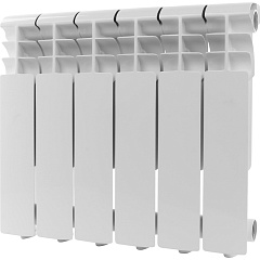 Радиатор алюмин. ROMMER AL 350-80-80-080  6 секций