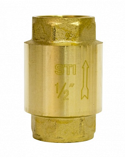 Клапан обратный пруж. STI 3/4" (латунь) Фото 1