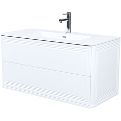 Тумба с раковиной подвесная IDDIS Oxford Neo 100 белый