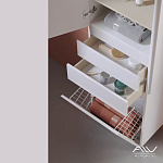 Шкаф-пенал Alavann Univers 50 белый Фото 3