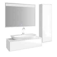 Комплект мебели для ванной Aqwella Genesis 120 Белый