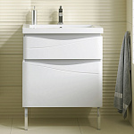 Тумба с раковиной Alavann Silvia 70 белая Фото 2