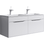 Комплект мебели для ванной Aqwella Malaga 120 Белый Фото 2