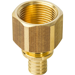 Переходник с внутренней резьбой 16x3/4" STOUT для труб из сшитого полиэтилена аксиальный