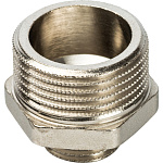 Ниппель переход. 1х1/2" ник. Stout Фото 2