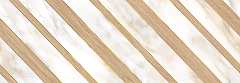 Декор Eletto Ceramica Calacatta Oro Chevron 24.2x70
