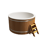 Купель круглая PolarSpa Классик KFС195ТР Термососна, без печи Фото 1