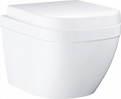 Унитаз подвесной Grohe Euro Ceramic безободковый с микролифтом