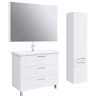 Комплект мебели для ванной Aqwella Manchester 100Н Белый Фото 1