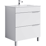 Комплект мебели для ванной Aqwella Brig 75Н белый Фото 2