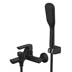 Смеситель Lemark Ursus LM7214BL для ванны и душа, черный