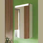 Зеркальный шкаф Alavann Crystal 45 белый Фото 2