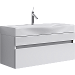 Комплект мебели для ванной Aqwella Bergamo 100 белый Фото 2