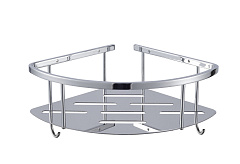 Полка угловая с крючками LINISI