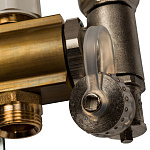 STOUT Коллектор регулируемый латунный с расходомерами 5 выходов Фото 4