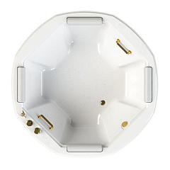 Акриловая ванна Радомир Fra Grande Фарнезе 190х190 (в компл. каркас, слив-перелив)