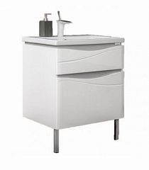 Тумба с раковиной Alavann Silvia 70 белая