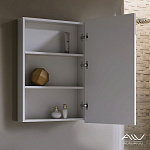 Шкаф зеркальный "Vittoria 50"-01 (белый, правый) Фото 2