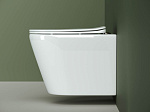 Унитаз подвесной Ceramica Nova Highlight CN1804 с микролифтом, безободковый Фото 3