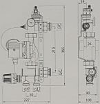 Насосно-смесительная группа Vieir VR202 Фото 4