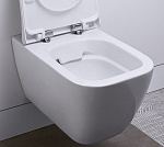 Унитаз подвесной безободковый GEBERIT Smyle Square сиденье с микролифтом Фото 3