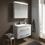 Комплект мебели для ванной Aqwella Neringa 80 Белый Фото 6