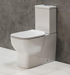 Унитаз-компакт безободковый BelBagno VASO сиденье с микролифтом Фото 2