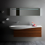 Комплект мебели Laufen ALESSI ONE 160 см орех (тумба, раковина, зеркало) Фото 6