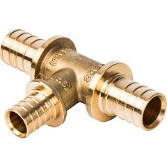 Тройник переходной аксиальный 25x20x25 STOUT для труб из сшитого полиэтилена