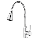 Смеситель для кухни Ledeme 4199L с гибким изливом Фото 1