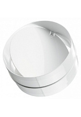 Соединитель для круглых каналов с клап. 100мм в упак. 