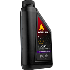 Масло минеральное компрессорное ASILAK GTD 250 VG-100 1л