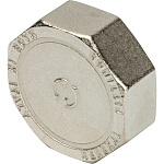 Заглушка на трубу 1 1/2" ник. Stout Фото 2