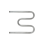 Полотенцесушитель ВоЛПро оц. М - образный Хром 50/60 1" Фото 1