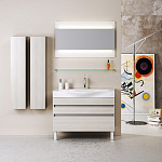 Зеркало с подсветкой Aqwella Bergamo 100см Фото 2