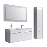 Комплект мебели для ванной Aqwella Malaga 120 Белый Фото 1