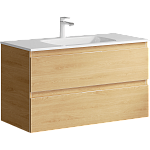 Комплект мебели для ванной Aqwella Accent 100 Дуб Золотой Фото 2