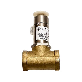 Клапан электромагнитный газовый КЭГ 9720 1" Ду-25 н/вольтный Аналитприбор Фото 1