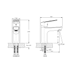 Смеситель для раковины RUSH Edge (ED7735-11) Фото 2