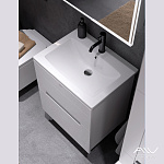 Тумба с раковиной Alavann Rita 60 белая Фото 3