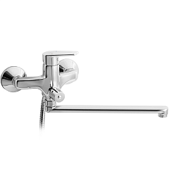 Смеситель для ванны Mofem Zenit длинный излив с душевым набором 