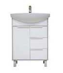 Тумба с раковиной Акватон Рико 65 белый/ясень фабрик Фото 1