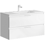 Комплект мебели для ванной Aqwella Accent 100 Белый Фото 2