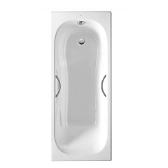 Ванна чугунная Roca Malibu 170x70 с комплектом ножек и ручек