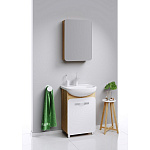 Зеркало-шкаф Aqwella Vega 50см Дуб сонома Фото 3