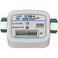 Счетчик газа Бетар СГБМ-4 с 2НГ G3/4 г/г