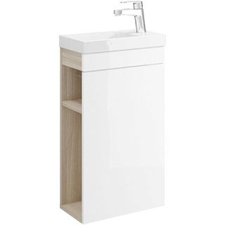 Тумба с раковиной Cersanit SMART 40 белая Фото 1