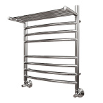 Полотенцесушитель водяной Point Альфа П7 500х600 с полкой, хром Фото 2